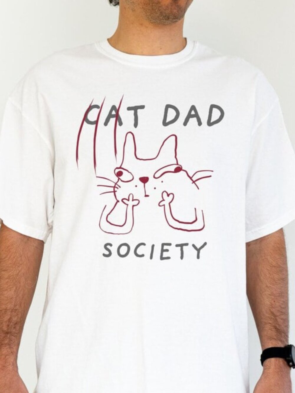 Cat Dad Shirt, Funny Cat Dad Tee, Cat Dad Club Tshirt
